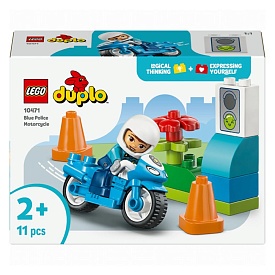 Конструктор Синій поліцейський мотоцикл - 1 - smarttoys.com.ua