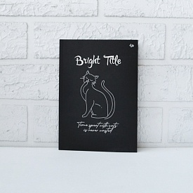 Блокнот TM Profiplan "Bright Title note" cat, В6 - 1 - smarttoys.com.ua