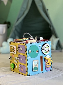 Бізікуб  30х30х30 см різнокольоровий - 1 - smarttoys.com.ua