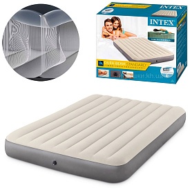 Велюр матрац 64103 до 272кг., сірий, кор., 152-203-25см. - 1 - smarttoys.com.ua