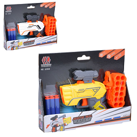 Пістолет 6008A м'які кулі-присоски 3 шт., 2 кольори, кор., 25,5-20-4,5 см. - 1 - smarttoys.com.ua