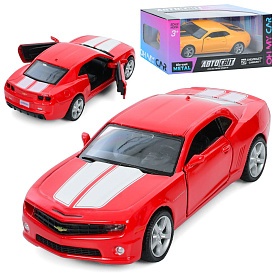 Машина AS-3081 АвтоСвіт,Chevrolet Camaro,мет.,інерц.,відчин.двері,гум.колеса,2кольори,кор.,15,5-7-7с - 1 - smarttoys.com.ua