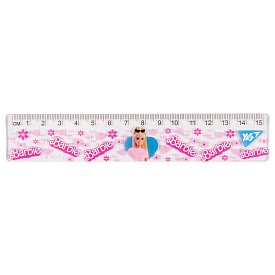 Лінійка Yes 15 см "Barbie" - 1 - smarttoys.com.ua