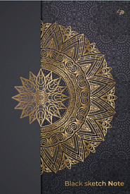 Блокнот TM 4Profi "Black sketch note" mandala, A5 904839 - 1 - smarttoys.com.ua