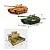 Танк 621 рухома башта, 2 кольори, 9 шт. в диспл., 50-29-7 см. - 1 - smarttoys.com.ua