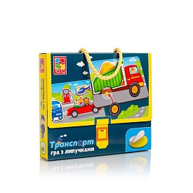 Гра з липучками "Транспорт" VT1302-28 (укр) - 1 - smarttoys.com.ua