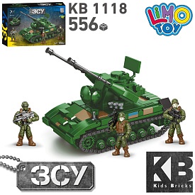 Конструктор KB 1118 військовий, танк, 508 дет., кор., 32-22-6 см. - 1 - smarttoys.com.ua