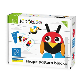 Гра розвивальна Дерев'яна фігурна мозаїка 30 ел. - 1 - smarttoys.com.ua