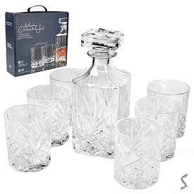 Набір для віскі 7пр/наб 750мл/300мл (штоф, склянки) R32820 - 1 - smarttoys.com.ua