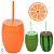 Склянка з кришкою та трубочкою "Fruits" 600мл R38206 - 1 - smarttoys.com.ua