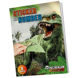 Dinosaur Expedition Стікербук за номерами/ Дінозаур Експедішн Стікербук за номерами, 961030 - 1 - smarttoys.com.ua