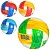 М'яч футбольний MS 0997 розмір 5, PVC, 330г, 4 кольори (країни), кул. - 1 - smarttoys.com.ua