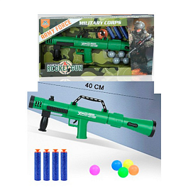 Автомат YX004-1 кулі-присоски 5 шт., кульки 5 шт., кор., 42-22-7 см. - 1 - smarttoys.com.ua