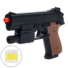 Пістолет 238BS пластикові кулі, світло, лазер, бат.(табл), кул., 20-15-3 см. - 1 - smarttoys.com.ua