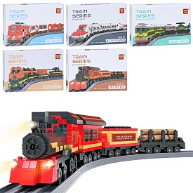 Конструктор JK801-2-3-4-5-6  поїзд, від 578дет, 6 видів, в кор-ці, 25-16-5см - 1 - smarttoys.com.ua