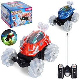 Машинка 999G-23AS радіокер., перевертиш, оберт 360, 2 вида, 2 кольори, світло,бат.,кор.,15-11,5-13см - 1 - smarttoys.com.ua