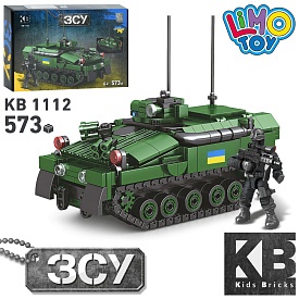 Конструктор KB 1112 військовий, бронетранспортер, фігурки, 573 дет., кор. 32-22-6 см. - 1 - smarttoys.com.ua