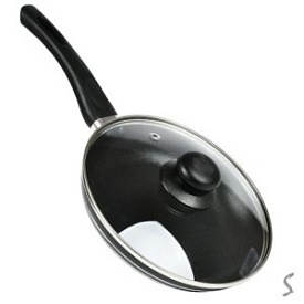 Сковорідка з антиприг. покриттям з кришкою 24см, MH-0624 (12шт) - 1 - smarttoys.com.ua