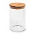 Банка з бамбуковою кришкою 1.0л 9.5*15см TD00976-1.0 - 1 - smarttoys.com.ua