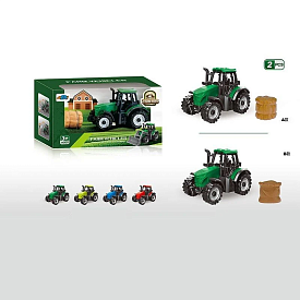 Трактор 5279-125 (360/2) розмір: 8х4.5х5 см, аксесуар, в коробці - 1 - smarttoys.com.ua