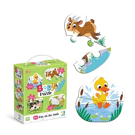 Пазл 4 в 1 Baby puzzle. День на фермі - 1 - smarttoys.com.ua