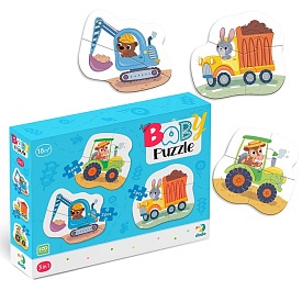 300392 Пазл 3 в 1 «Транспорт» - 1 - smarttoys.com.ua