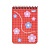 Зошит для записів Yes А6/80 од. спіраль "Smiley and Flowers" - 1 - smarttoys.com.ua