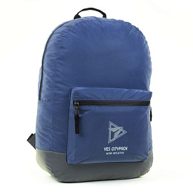 Рюкзак молодіжний YES R-03  "Ray Reflective" чернільній/сірий - 1 - smarttoys.com.ua