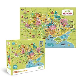 Пазл Мапа України - 1 - smarttoys.com.ua