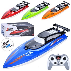Катер A3502-2 радіокер. 2,4G, акум, USB, 4 кольори, світло, кор., 33,5-14-11,5 см. - 1 - smarttoys.com.ua