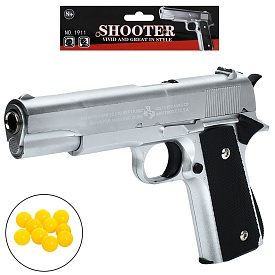 Пістолет 1911A пластикові кулі, мет.+пласт., кул., 17-25-3 см. - 1 - smarttoys.com.ua