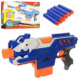 Пістолет 9927 м'які кулі-присоски 20 шт., мішень, кор., 37,5-24-6,5 см. - 1 - smarttoys.com.ua