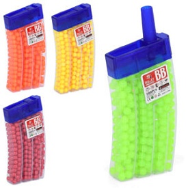 Кулі 1577-047  пластик, 4 кольори, в колбі, 6-11-2см - 1 - smarttoys.com.ua