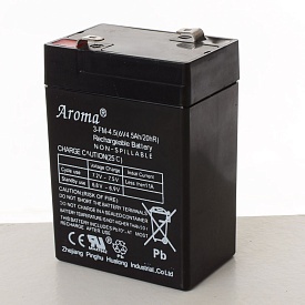 Батарея 6V4,5Ah-BATTERY універсальна, 6V4, 5Ah, 7,2-10-5 см. - 1 - smarttoys.com.ua