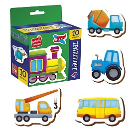 Гра розвиваюча Vladi Toys набір магнітів. "Транспорт" VT3106-35 - 1 - smarttoys.com.ua