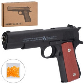 Пістолет 1911B пластикові кулі, в кор-ці, 26-17,5-4см - 1 - smarttoys.com.ua