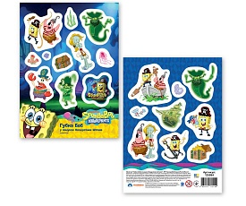 Наліпки "Губка Боб у пошуках Квадратних Штанів". ТМ "SpongeBob SquarePants Movie" - 1 - smarttoys.com.ua