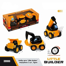 Набір авто "Little Builder" 3 шт., Tigres - 1 - smarttoys.com.ua
