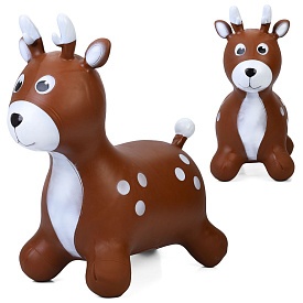 Стрибуни-тварини MS 4482-1 олень, ПВХ, 1300 г, пак., 33-21-9см - 1 - smarttoys.com.ua