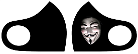 Маска Pitta Print M Anonymous 5																						 - 1 - smarttoys.com.ua