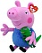 Дитяча іграшка м’яконабивна TY Peppa Pig "Джордж" 15 см, арт. 46130 - 1 - smarttoys.com.ua