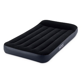 Велюр матрац 64141 до 136кг., підголовник, чорний, кор.,  99-191-25см. - 1 - smarttoys.com.ua