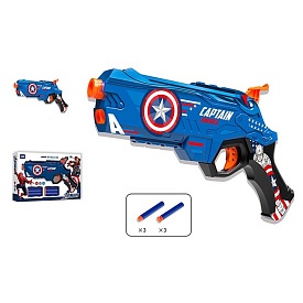 Пістолет 1115 м'які кулі 6 шт.(присоски 3 шт.), кор., 34-23,5-5,5 см. - 1 - smarttoys.com.ua