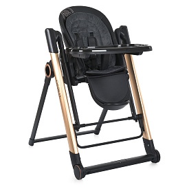 Стільчик-гойдалка ME 1102 DEBUT Posh Black радіокер.,ел.прив.,для годуван.,5- точ.рем.,тайм.,чорний - 1 - smarttoys.com.ua