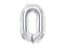 Фольгована цифра 0 Срібна Partydeco - 1 - smarttoys.com.ua