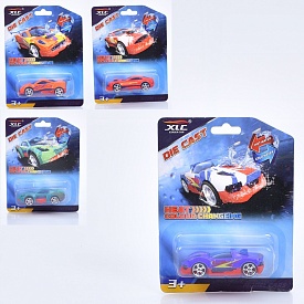 Машина 1210-37A мет., змінює колір, 4 види, лист, 11,5-15-2 см. - 1 - smarttoys.com.ua