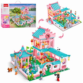 Конструктор SLUBAN M38-B1116 "Girls Dream": Вілла в китайському стилі, 1092 дет. - 1 - smarttoys.com.ua