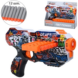 Пістолет BH151 м'які кулі 12 шт., кор., 28-22,5-6,5 см. - 1 - smarttoys.com.ua