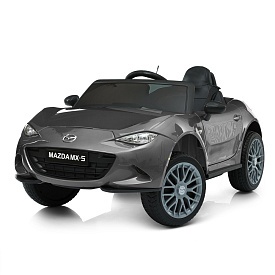 Машина M 5846EBLRS-11 радіок.2,4G,4мот25W,1акум12V9AH,BT,MP3,USB,TF,EVA,муз.,світло,шкіра,фарб.сірий - 1 - smarttoys.com.ua