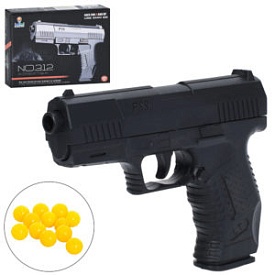 Пістолет 312 пластикові кулі, в кор-ці, 15,5-12,5-3см - 1 - smarttoys.com.ua